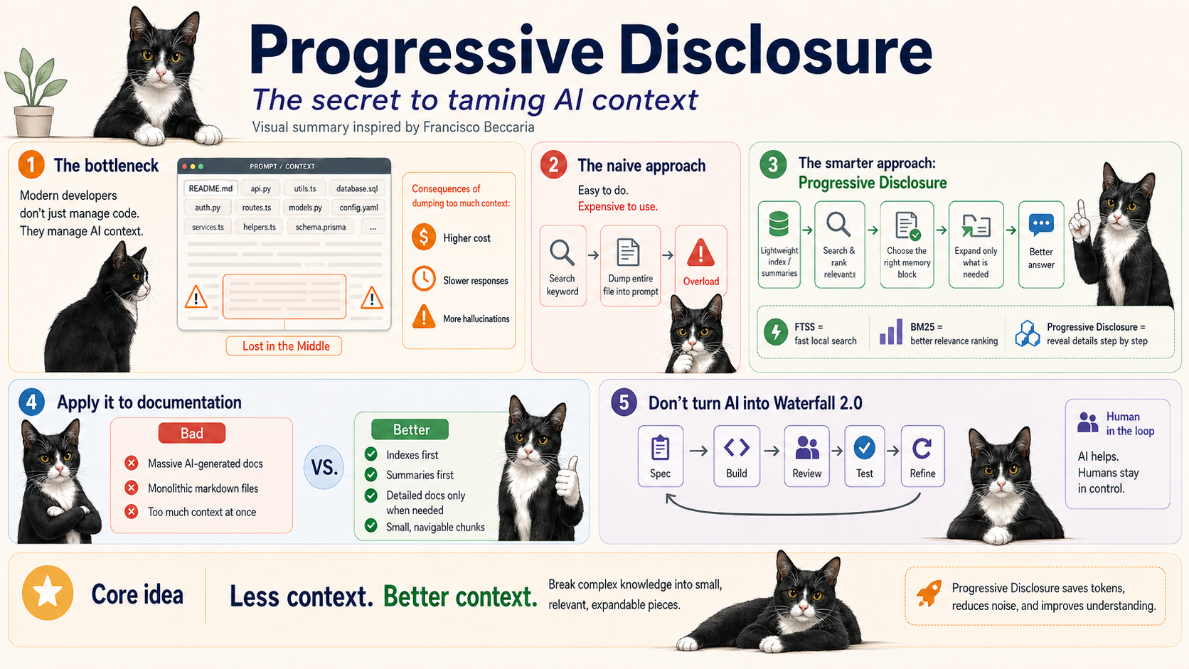 Progressive Disclosure visual guide